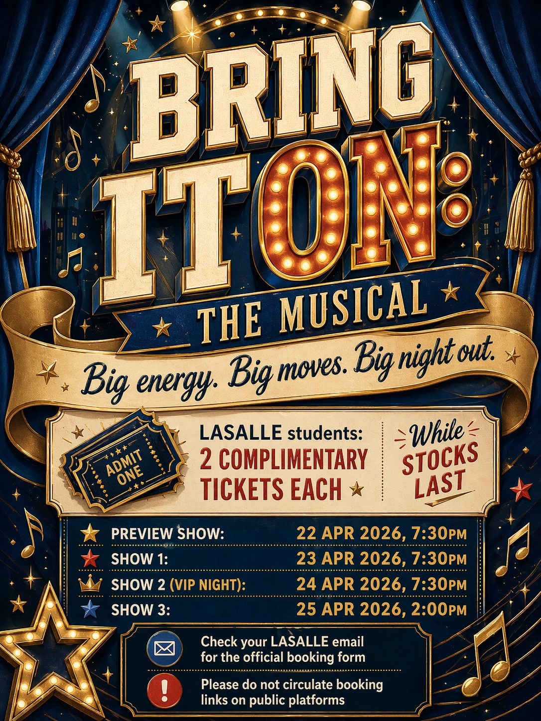 Bring It On: The Musical - Event Poster